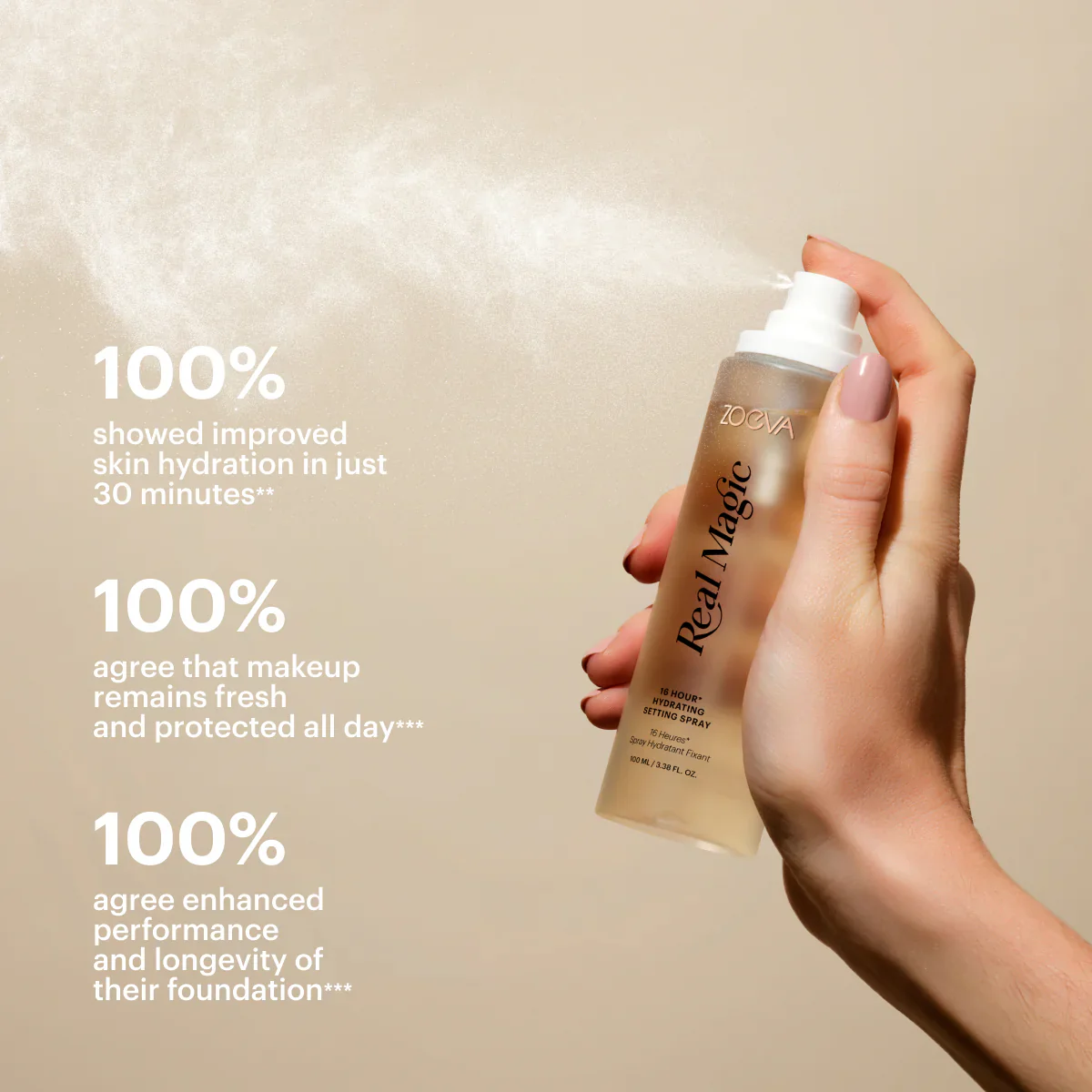 Real Magic 16 Hour* Hydrating Setting Spray - Image 4