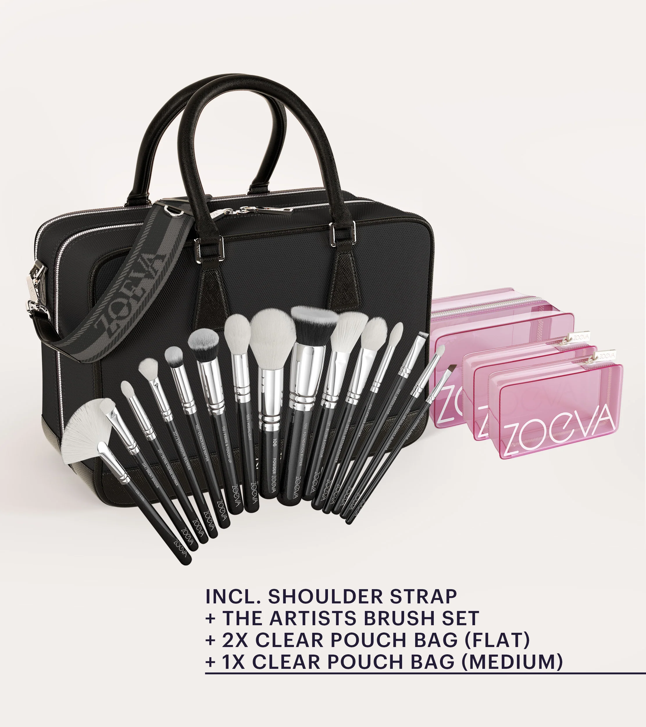 The Zoe Bag & The Artists Pinselset (Black) - Image 9