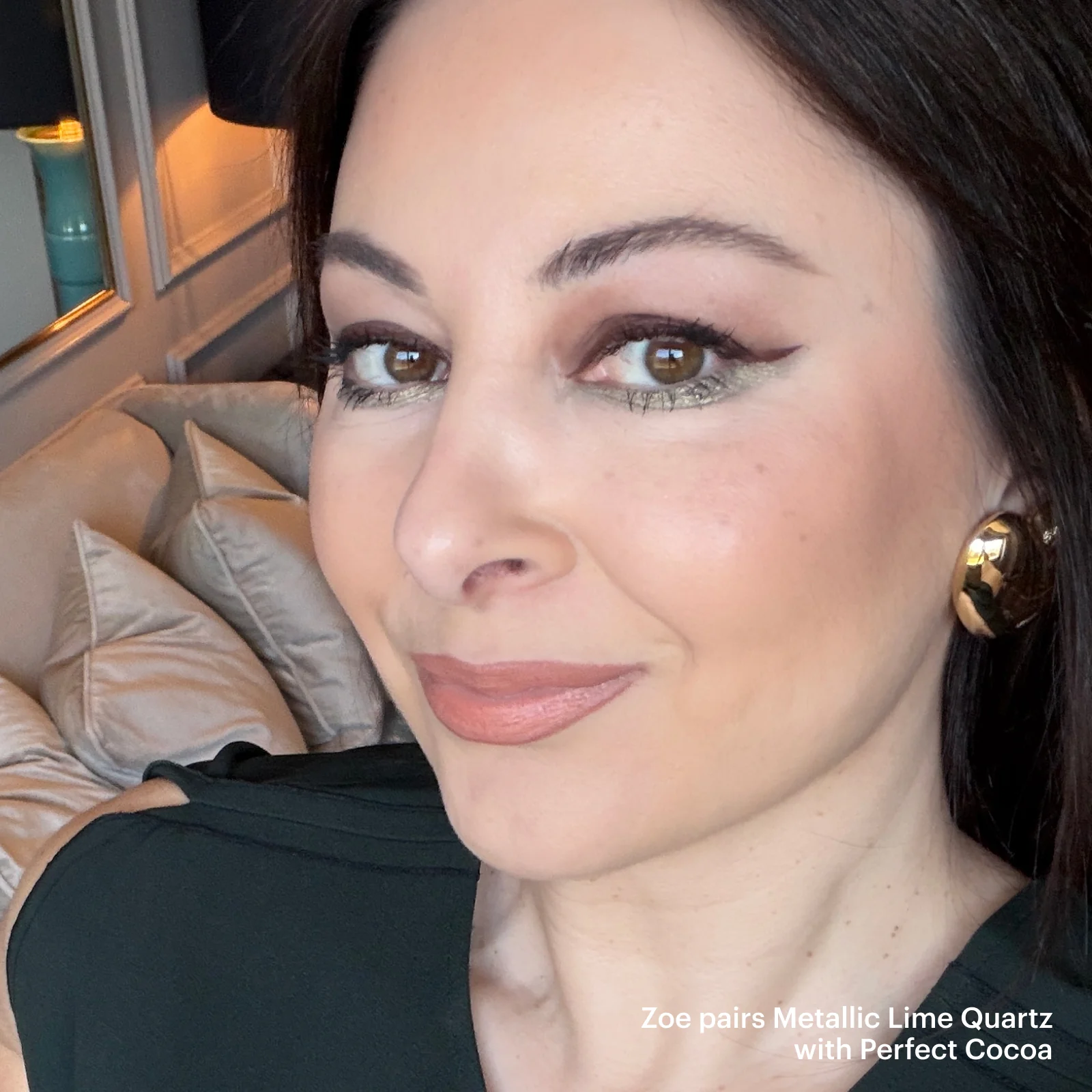 Velvet Love Eyeliner Pencil (Metallic Lime Quartz) - Image 3